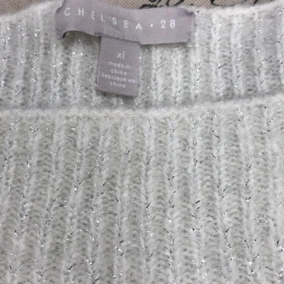 CHELSEA28 Rib Metallic Sweater - Picture 6 of 7